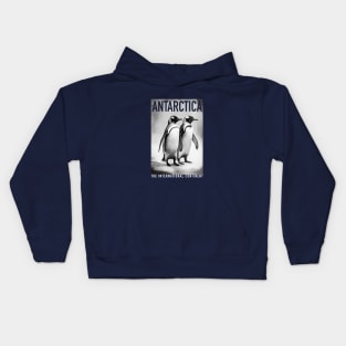 Antarctica Penguins Icebergs Kids Hoodie